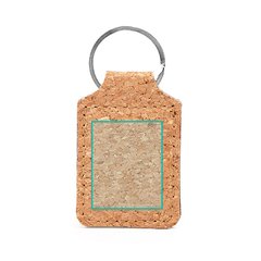Llavero de corcho con anilla | ZONA2 | 25 x 35