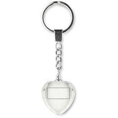 Llavero de cristal con forma de corazón | Lado 2 | 20 x 10