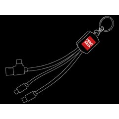 Llavero Ecológico Conector 3 en 1 | Zona 1 | 15 x 20