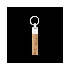 Llavero Ecológico Metal y Corcho | Metal | 15 x 10