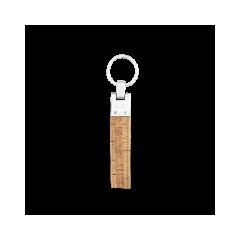 Llavero Ecológico Metal y Corcho | Posterior | 15 x 8