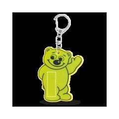 Llavero fluorescente de Oso | Delantera | 10 x 30