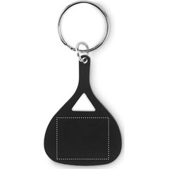 Llavero con forma de pala de pádel | Lado 1 | 25 x 20