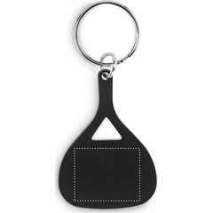 Llavero con forma de pala de pádel | Lado 2 | 25 x 20