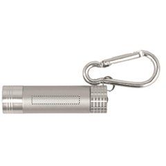 Llavero linterna aluminio para grabado láser logo iluminado | Lateral Derecho | 30 x 5
