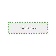 Llavero Linterna LED de Aluminio | Cuerpo | 25 x 7