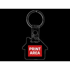 Llavero de madera casa | Zona 1 | 25 x 20