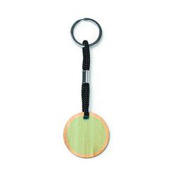 Llavero de madera con cordón en poliéster | ZONA2 | 20 x 35