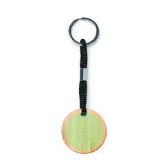 Llavero de madera con cordón en poliéster | ZONA2 | 20 x 35