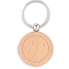 Llavero de Madera Redondo | Lado 2 | 30 x 30