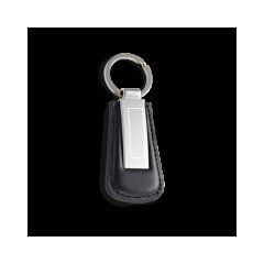 Llavero de metal con borde de PU en caja de regalo | Metal | 10 x 30
