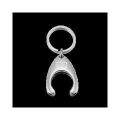 Llavero Metal Forma de Moneda | Delantera | 15 x 8