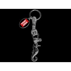 Llavero metálico caballito de mar | Zona 1 | 20 x 10