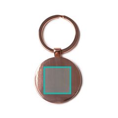 Llavero metálico en cobre | ZONA2 | 25 x 25