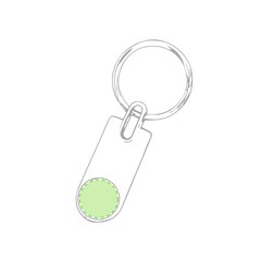 Llavero Metálico para Domig/Gota Resina | En el hueco circular | 16 x 16