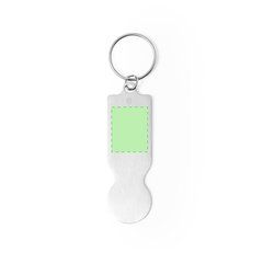 Llavero Moneda de Aluminio Reciclado | Cara A | 20 x 25