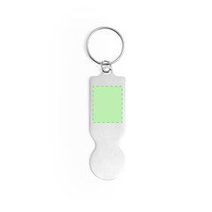Llavero Moneda de Aluminio Reciclado | Cara B | 20 x 25