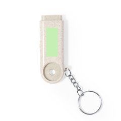 Llavero Moneda con Linterna | En el frente | 30 x 12