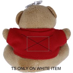 Llavero con osito de peluche personalizado | BACK TS | 30 x 20