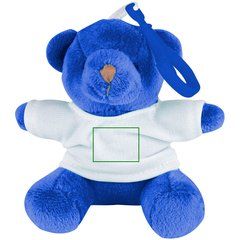 Llavero Oso Peluche con Camiseta | Frontal | 20 x 15