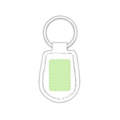 Llavero personalizado de polipiel | Sobre la zona piel | 30 x 20