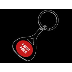 Llavero Raqueta Pádel Aluminio | Cuerpo llavero | 20 x 22