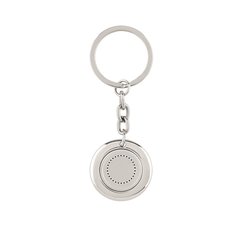 Llavero redondo con moneda para carro de compra | Trasero | 15 x 15