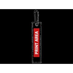 Llavero Reflectante Personalizable | Zona 1 | 90 x 18