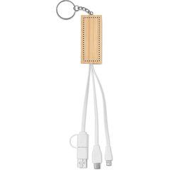 Llavero soporte móvil y cables de carga | Abajo | 20 x 55