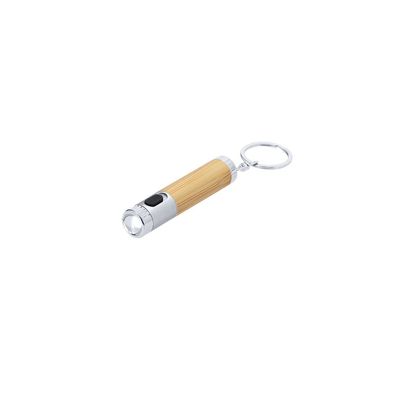 Llavero Linterna LED Bambú y ABS