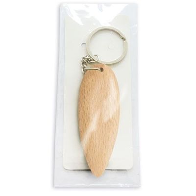 Llavero Tabla Surf de Madera