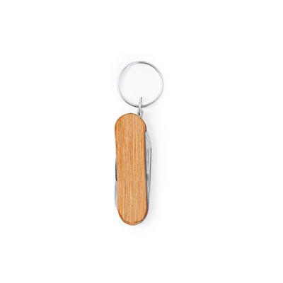 Llavero con tijeras cuchillo y lima inox