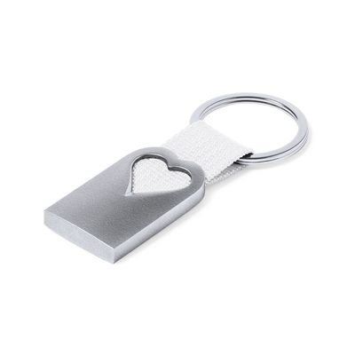Llavero Corazón con Cinta