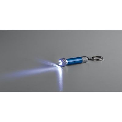 Llavero aluminio con linterna LED 3pos.
