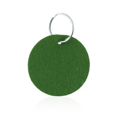 Llavero Circular de Fieltro Ver
