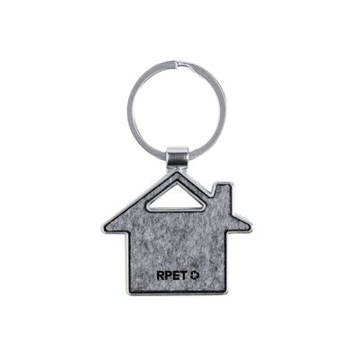 Llavero de fieltro RPET Casa