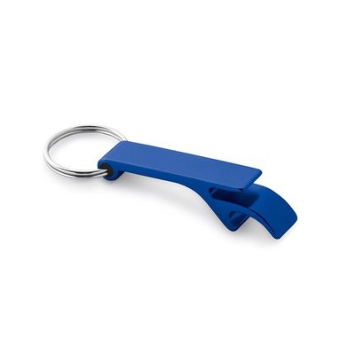Llavero con abridor de chapas en aluminio