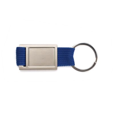 Llavero con cinta de poliester para marcado en doming