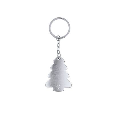Llavero Árbol de Navidad en Aluminio Reciclado Plat