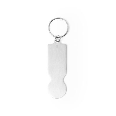 Llavero Moneda de Aluminio Reciclado Plat