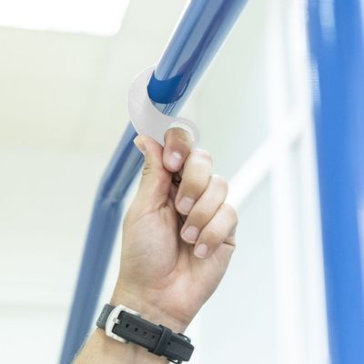 Llavero higiénico anti-contacto de aluminio