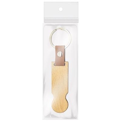 Llavero de madera personalizado