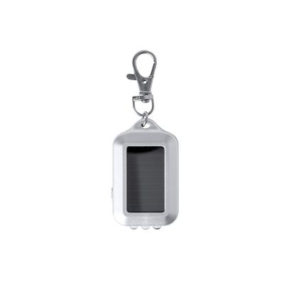 Llavero Linterna Solar con 3 LEDs Plat