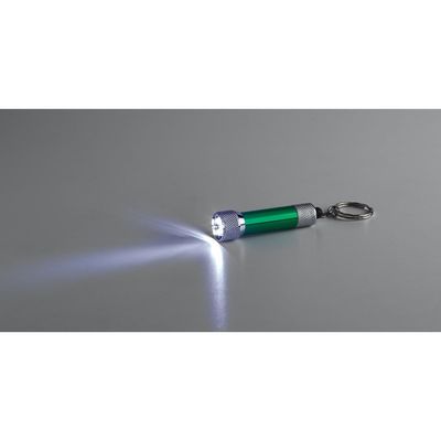 Llavero aluminio con linterna LED 3pos.