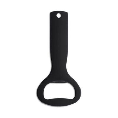 Llavero abridor de aluminio clásico Negro