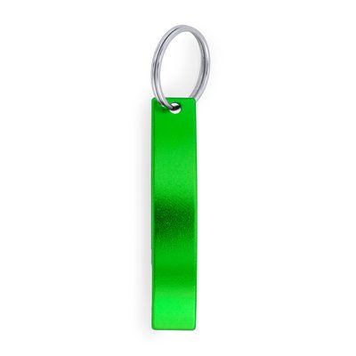 Llavero abridor de aluminio ligero Verde Helecho