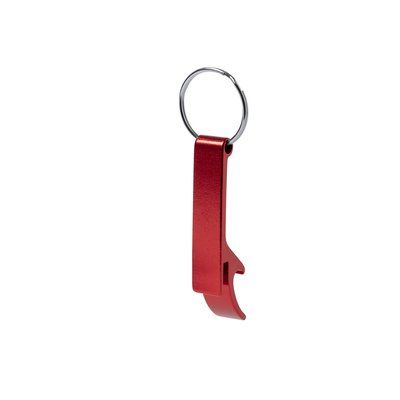 Llavero Abridor de Aluminio Roj