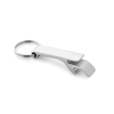 Llavero con abridor de chapas en aluminio