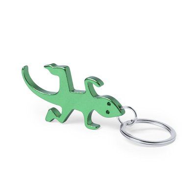Llavero abridor con diseño de salamandra