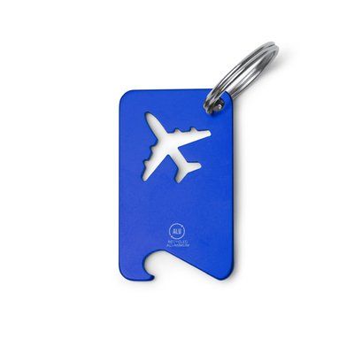 Llavero abridor forma avión Royal